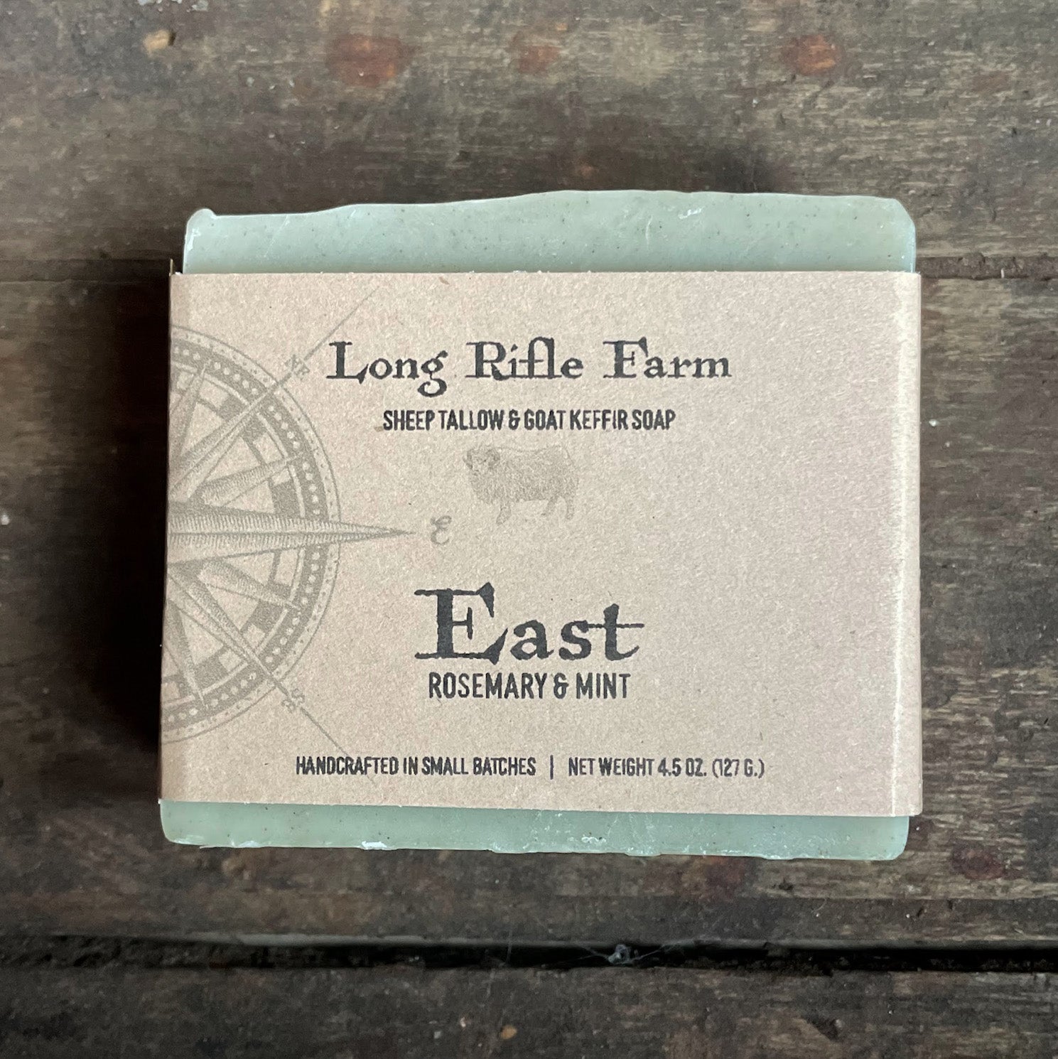 East Rosemary & Mint Kefir Bar Soap
