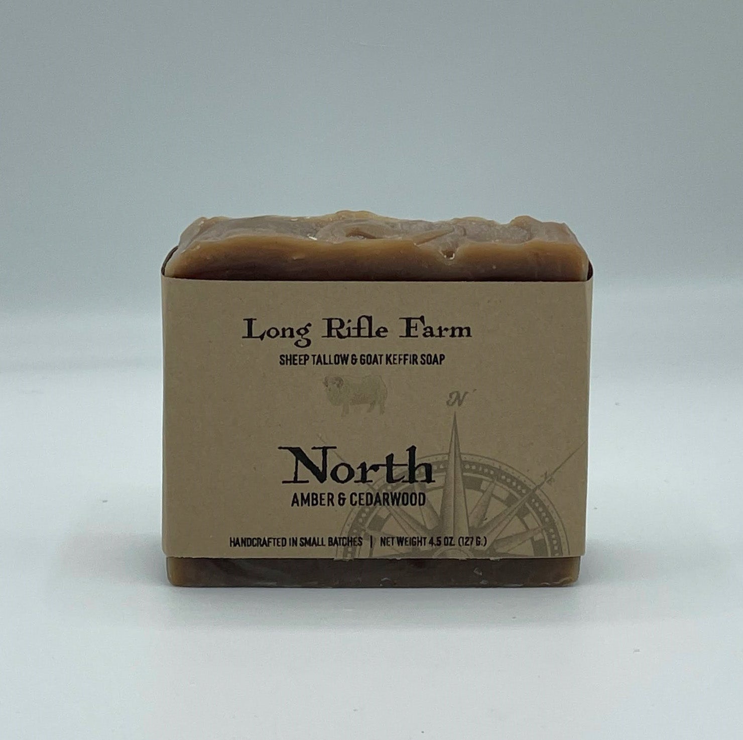 North Amber & Cedarwood Kefir Bar Soap