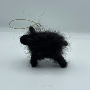 Open image in slideshow, Icelandic Wool Felted Sheep Ornament/Figurine
