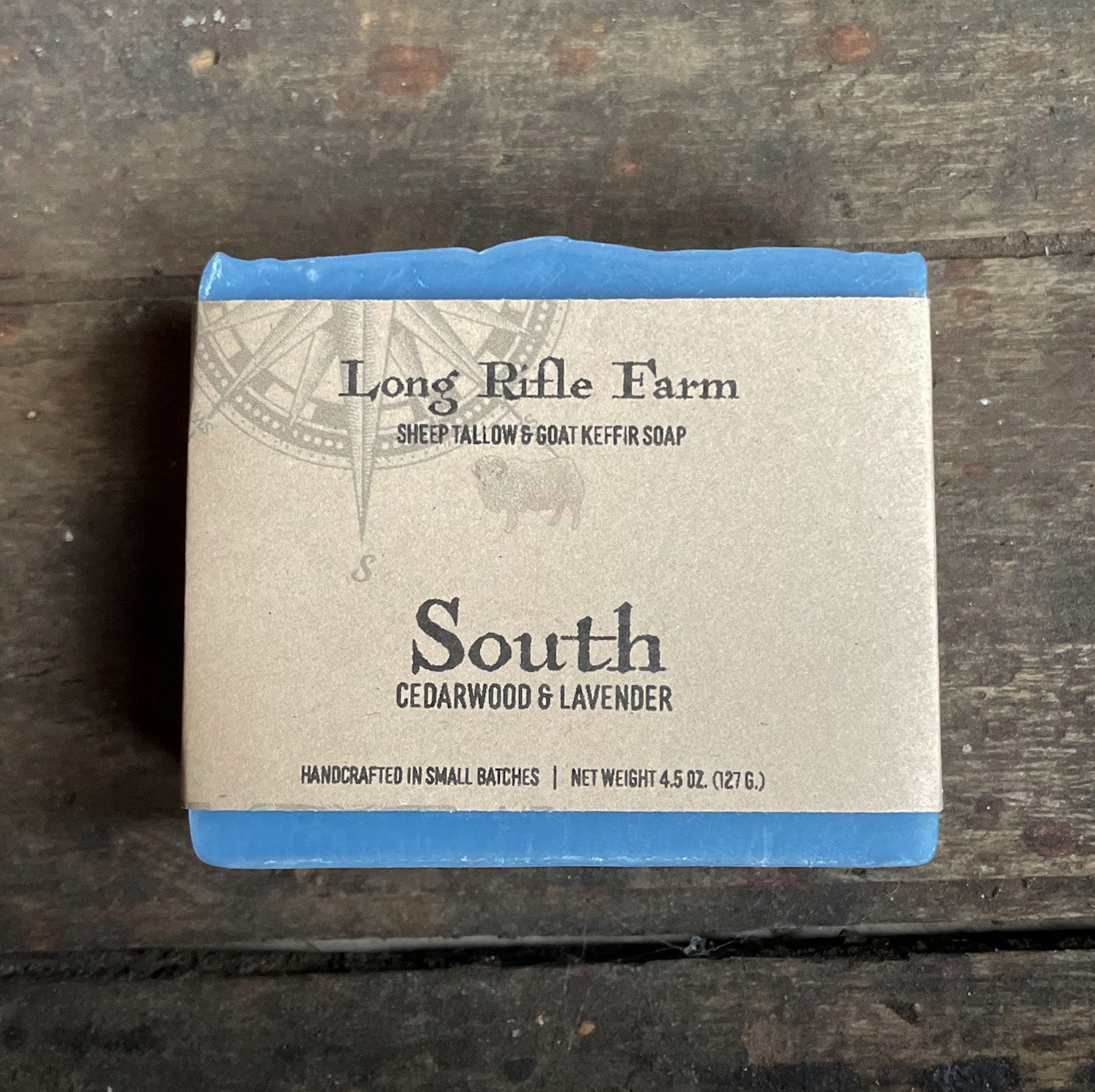 South Cedarwood & Lavender Kefir Bar Soap